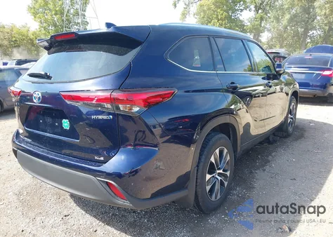 2020 Toyota Highlander Hybrid Xle из США, поврежденный, VIN 5TDHBRCH0LS500115